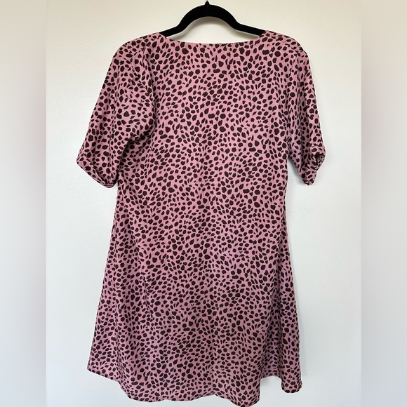 Missguided oversized animal print dress size 2 - like new - Picture 2 of 5